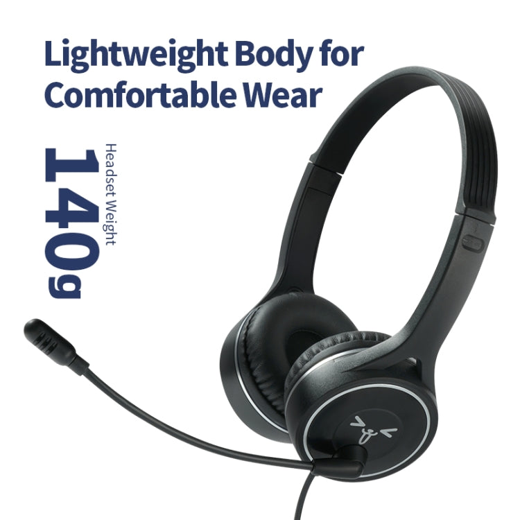 SOYTO SY-G30C Micrófono largo con cable Auriculares ergonómicos para juegos con cancelación de ruido, 3.5mm, USB