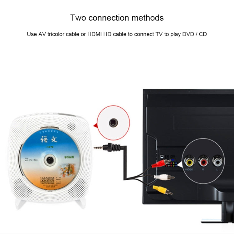 Kecag KC-609 reproductor de DVD doméstico montado en la pared reproductor de CD Bluetooth, DVD/CD+Connectable TV  + Plug-In Version, CD Version+ Not Connected to TV+ Plug-In Version, CD Version +Not Connected to TV + Charging Version, CD Version +     ...