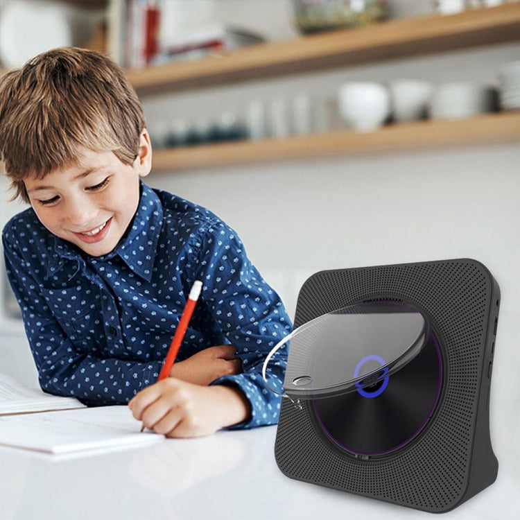 Kecag KC-806 Reproductor de CD de disco de música Bluetooth retro, Plug-in Version, Rechargeable Version