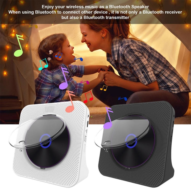 Kecag KC-806 Reproductor de CD de disco de música Bluetooth retro, Plug-in Version, Rechargeable Version