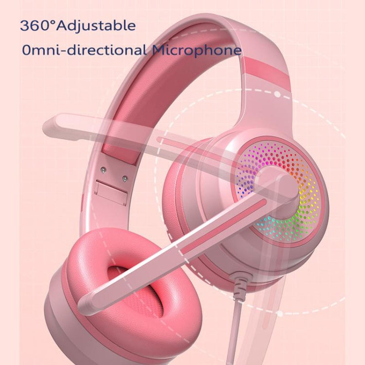 Y20 LED Bass Stereo PC Auriculares para juegos con cable y micrófono