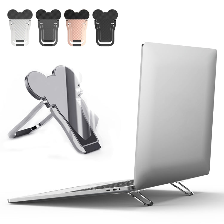 Soporte plegable de metal para computadora portátil de 2 piezas