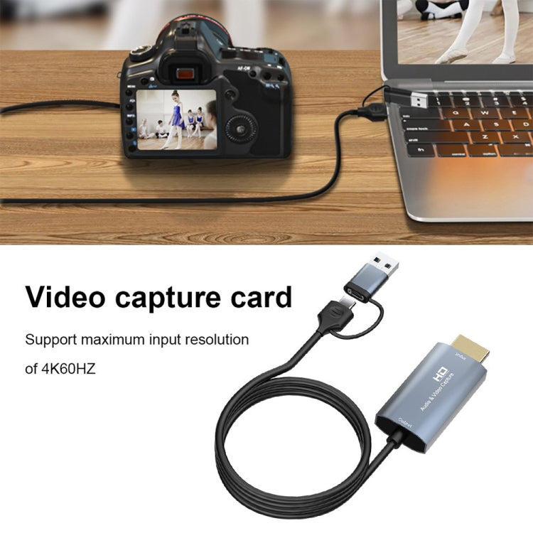 Tarjeta de captura de vídeo HD Z36 HDMI/M a USB tipo C/M, longitud: 2 m, Z36