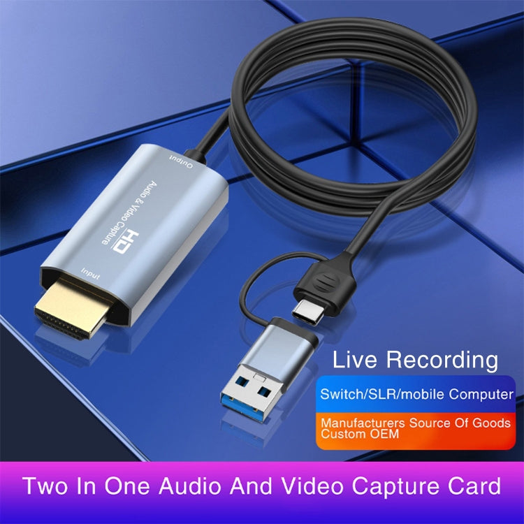 Tarjeta de captura de vídeo HD Z36 HDMI/M a USB tipo C/M, longitud: 2 m, Z36