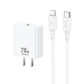 REMAX RP-U5 Extreme 2 Series 20W PD Cargador + 1m USB-C / Tipo-C a Juego de cables de datos de carga rápida de 8 pines, CN Plug, EU Plug, US Plug