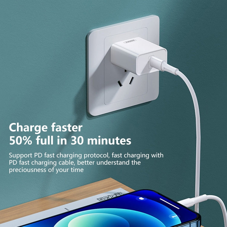 REMAX RP-U70 Serie Jane 20W USB-C/Tipo-C Cargador rápido PD, CN Plug, EU Plug, UK Plug, US Plug