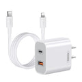 REMAX RP-U68 20W USB+USB-C/Type-C Juego de cargador rápido de doble interfaz, CN Plug, EU Plug, UK Plug, US Plug
