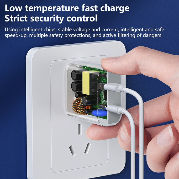 REMAX RP-U68 20W USB+USB-C/Type-C Juego de cargador rápido de doble interfaz, CN Plug, EU Plug, UK Plug, US Plug