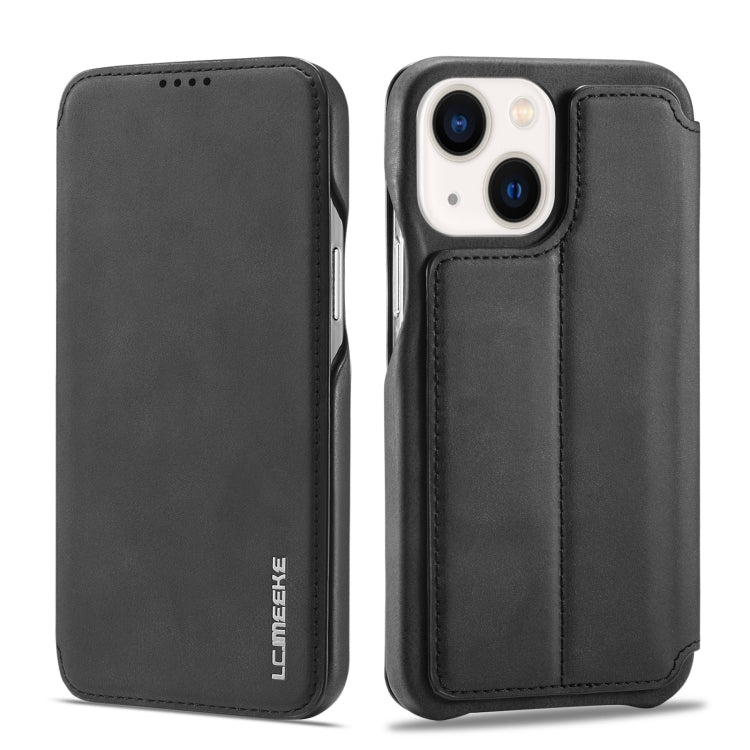LC.IMEEKE Hon Ancient Series Funda de cuero con tapa para teléfono, For iPhone 14, For iPhone 14 Plus, For iPhone 14 Pro, For iPhone 14 Pro Max