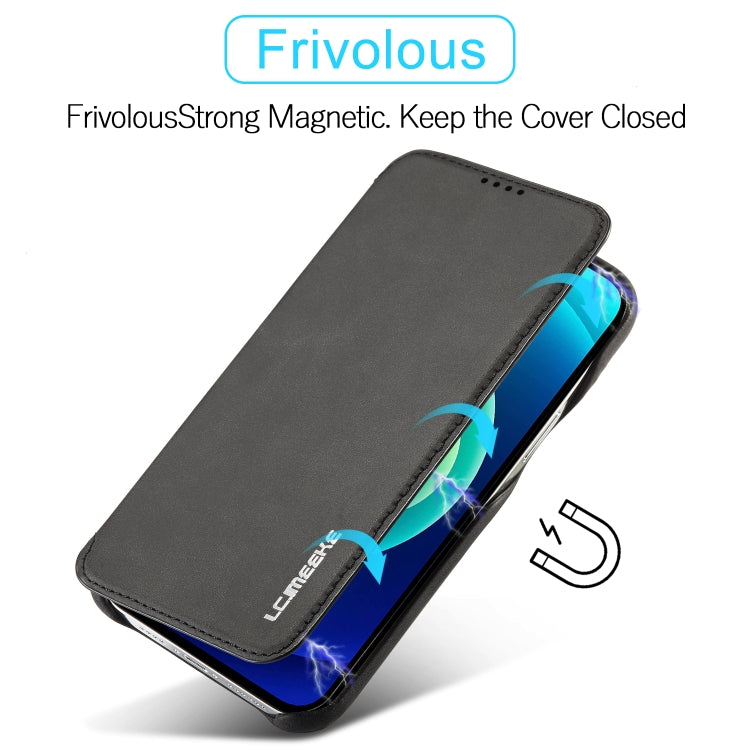 LC.IMEEKE Hon Ancient Series Funda de cuero con tapa para teléfono, For iPhone 14, For iPhone 14 Plus, For iPhone 14 Pro, For iPhone 14 Pro Max