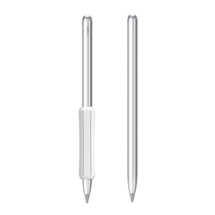 GUÍA DE PLOMOS Stoyobe Stylus Silicone Cover Grip, White(1 PCS), Grass Green(1 PCS), Pink(1 PCS), Black(1 PCS), Orange(1 PCS), Grey(1 PCS), For Apple Pencil 1/2/Huawei M-Pencil, Lavender Purple(1 PCS)