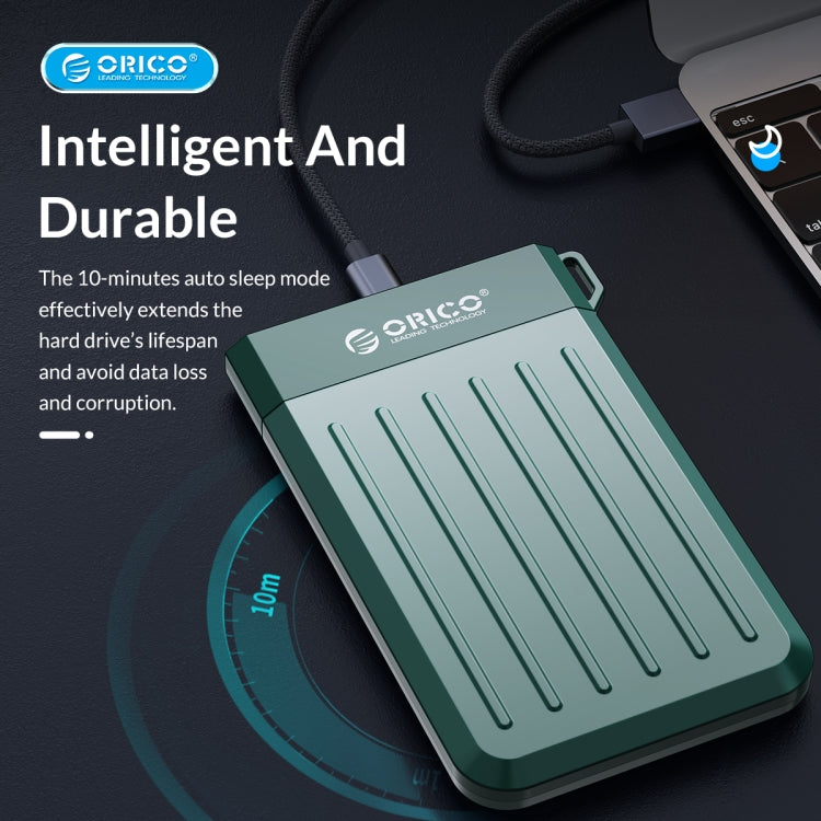 Caja de disco duro ORICO de 2,5 pulgadas USB3.1 Gen1 tipo C