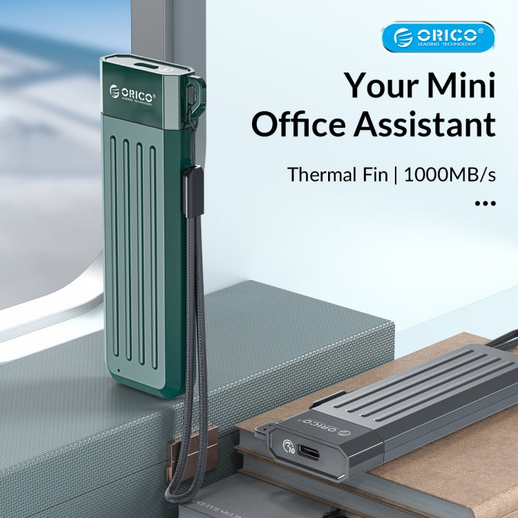 Caja ORICO-USB3.1 Gen1 Type-C 6Gbps M.2 SATA SSD