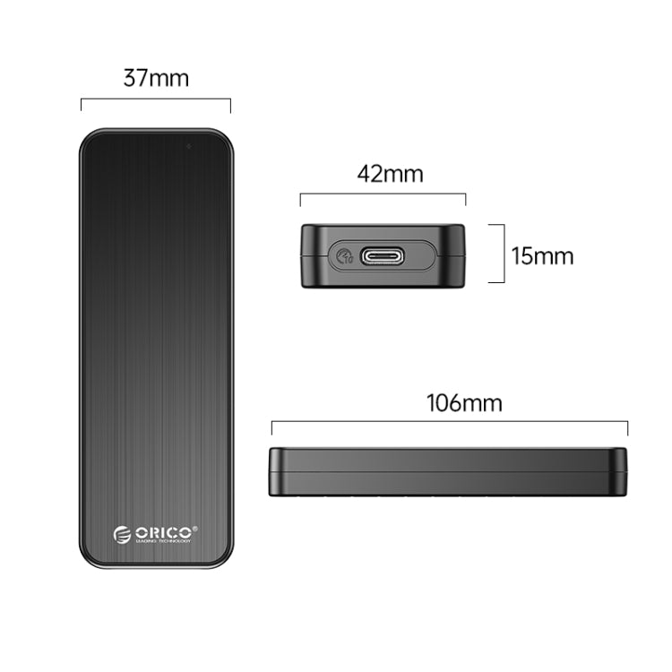 Caja SSD ORICO HM2-G2-BK M.2 NVMe, HM2-G2-BK