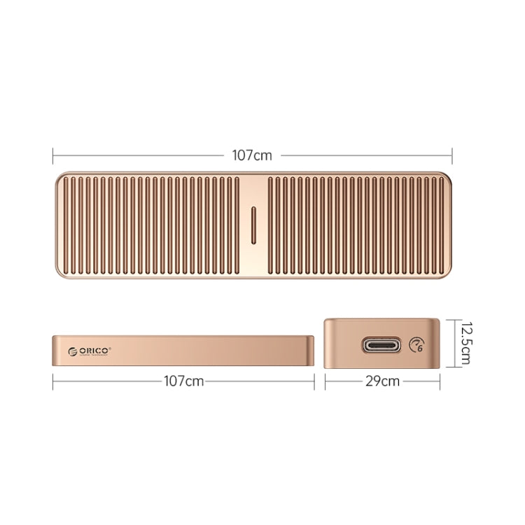 Caja SSD ORICO M.2 NGFF de 6 Gbps, M.2 NGFF (Gold), M.2 NGFF (Silver), M.2 NGFF (Grey)