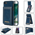 N.BEKUS Estuche para teléfono RFID con ranura para tarjeta con tapa vertical, For iPhone SE 2022 / SE 2022 / 8 / 7, For iPhone 8 Plus / 7 Plus, For iPhone 11 Pro Max, For iPhone 11 Pro, For iPhone 12 mini, For iPhone 12 Pro, For iPhone 12 Pro Max      ...