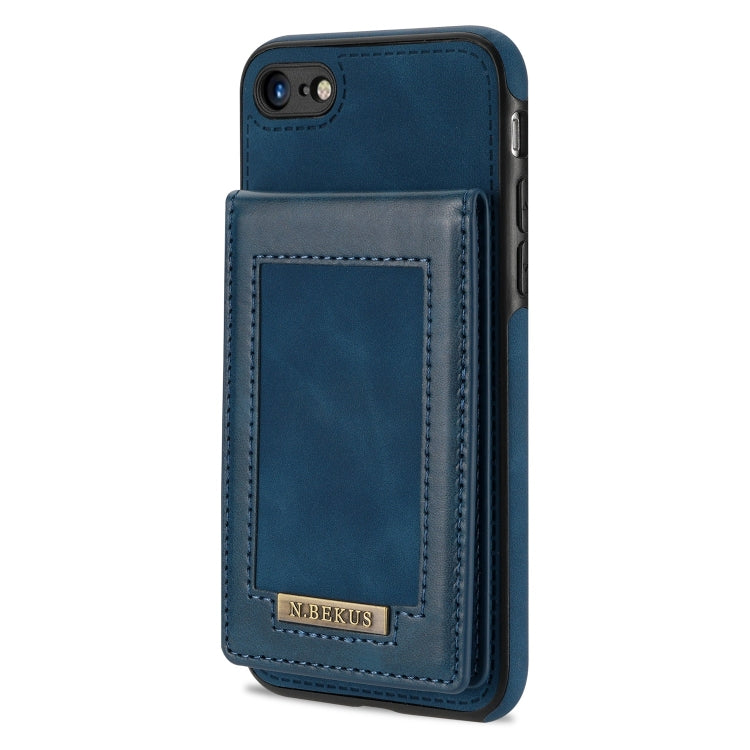 N.BEKUS Estuche para teléfono RFID con ranura para tarjeta con tapa vertical, For iPhone SE 2022 / SE 2022 / 8 / 7, For iPhone 8 Plus / 7 Plus, For iPhone 11 Pro Max, For iPhone 11 Pro, For iPhone 12 mini, For iPhone 12 Pro, For iPhone 12 Pro Max      ...