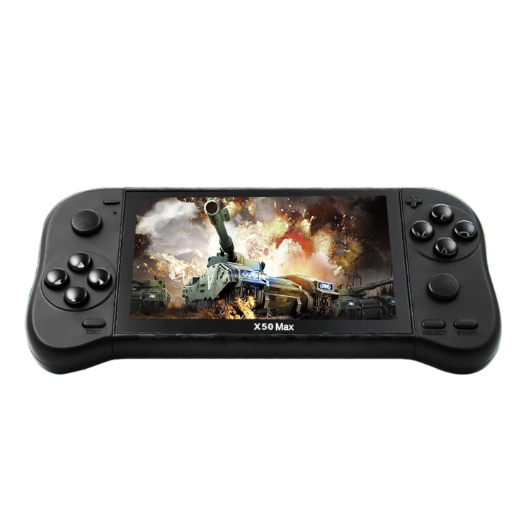 Consola de juegos portátil con pantalla X50 Max de 5,1 pulgadas para jugadores dobles con más de 6000 juegos, X50 Max / Black, X50 Max / Red+Blue