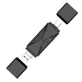 Lector de tarjetas multifunción ADS-218 de 8 pines + USB + tipo C