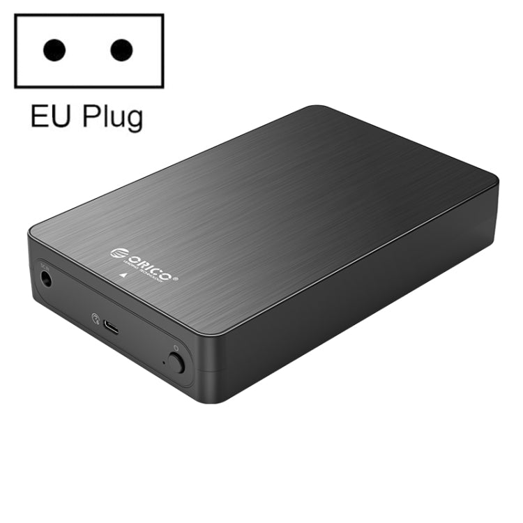 ORICO HM35C3 Caja de disco duro USB3.1 Gen1 Tipo-C de 3,5 pulgadas, EU Plug, US Plug, UK Plug, AU Plug