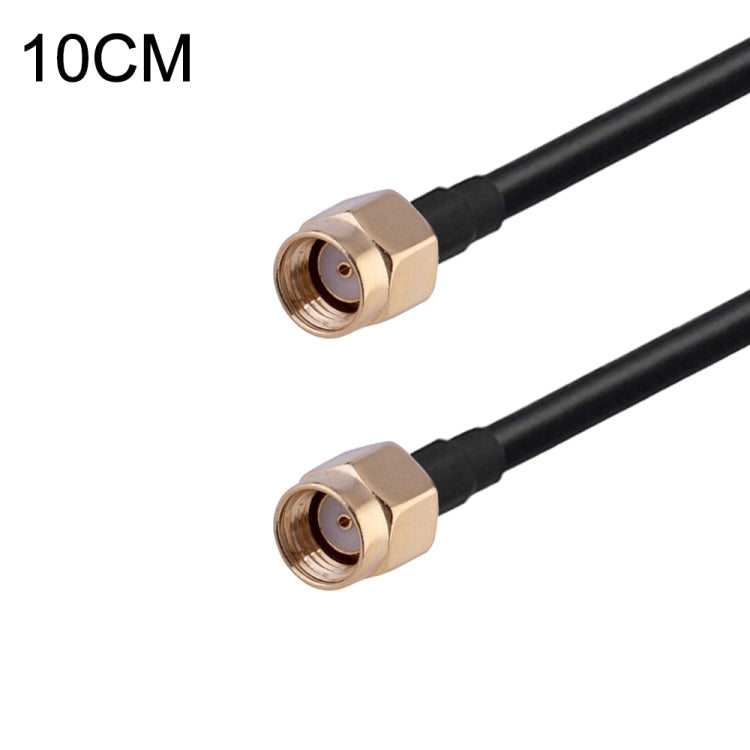 Cable adaptador coaxial RF RG174, longitud: 10 cm, 10cm RP-SMA Male to RP-SMA Female, 10cm RP-SMA Male to RP-SMA Male, 10cm RP-SMA Male to SMA Female, 10cm RP-SMA Male to SMA Male, 10cm SMA Male to SMA Female, 10cm SMA Male to RP-SMA Female            ...