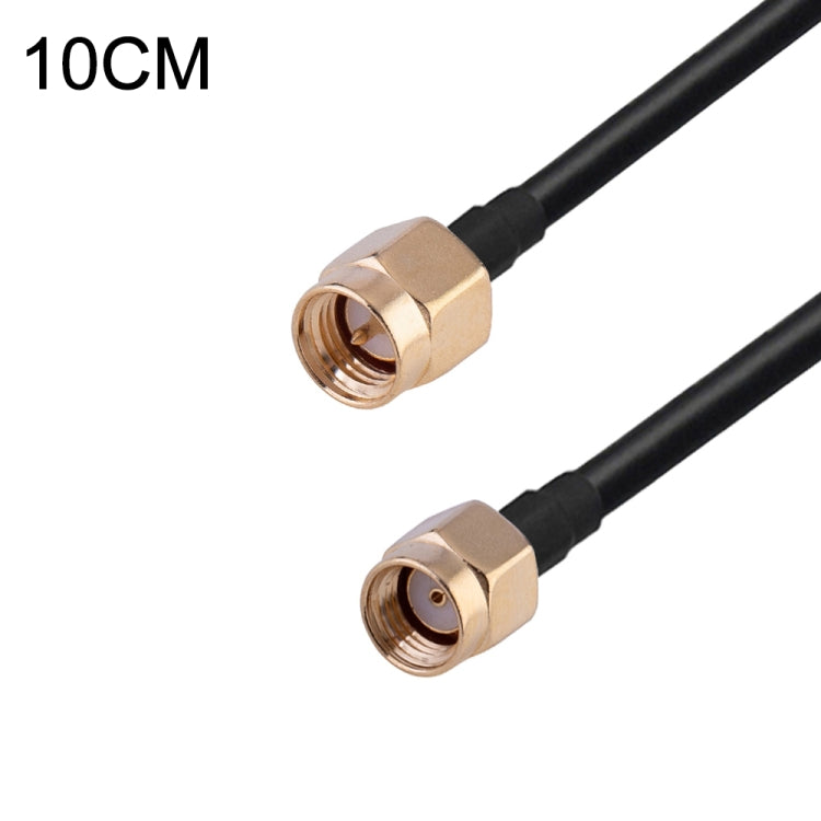 Cable adaptador coaxial RF RG174, longitud: 10 cm, 10cm RP-SMA Male to RP-SMA Female, 10cm RP-SMA Male to RP-SMA Male, 10cm RP-SMA Male to SMA Female, 10cm RP-SMA Male to SMA Male, 10cm SMA Male to SMA Female, 10cm SMA Male to RP-SMA Female            ...