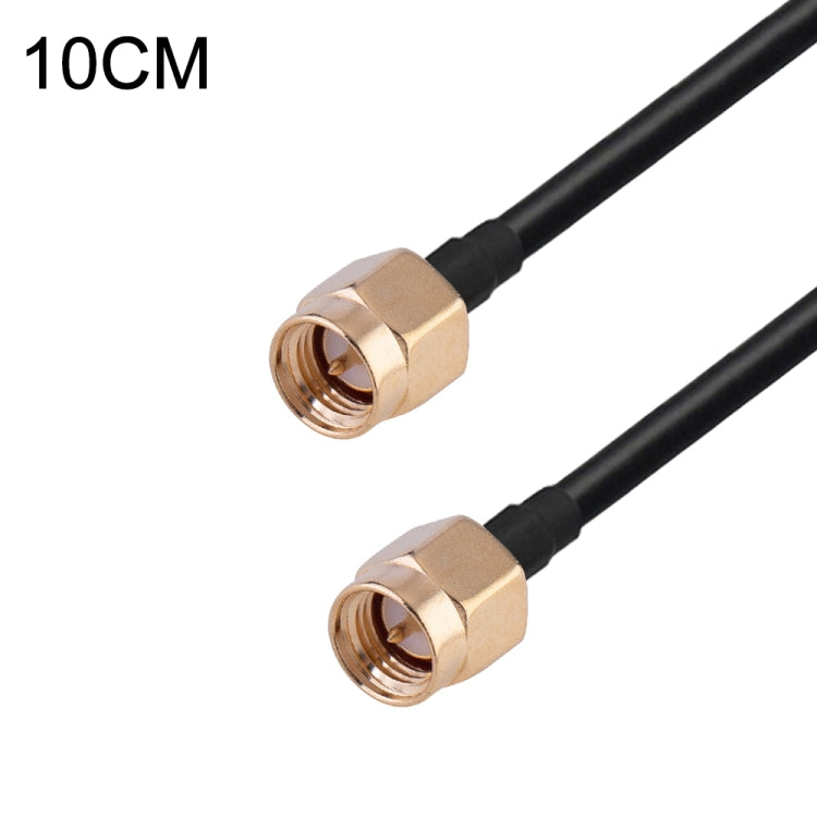Cable adaptador coaxial RF RG174, longitud: 10 cm, 10cm RP-SMA Male to RP-SMA Female, 10cm RP-SMA Male to RP-SMA Male, 10cm RP-SMA Male to SMA Female, 10cm RP-SMA Male to SMA Male, 10cm SMA Male to SMA Female, 10cm SMA Male to RP-SMA Female            ...