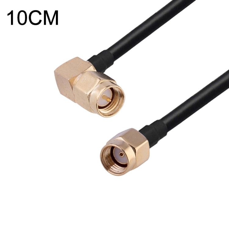 Cable adaptador coaxial RF RG174, longitud: 10 cm, 10cm RP-SMA Male to RP-SMA Female, 10cm RP-SMA Male to RP-SMA Male, 10cm RP-SMA Male to SMA Female, 10cm RP-SMA Male to SMA Male, 10cm SMA Male to SMA Female, 10cm SMA Male to RP-SMA Female            ...