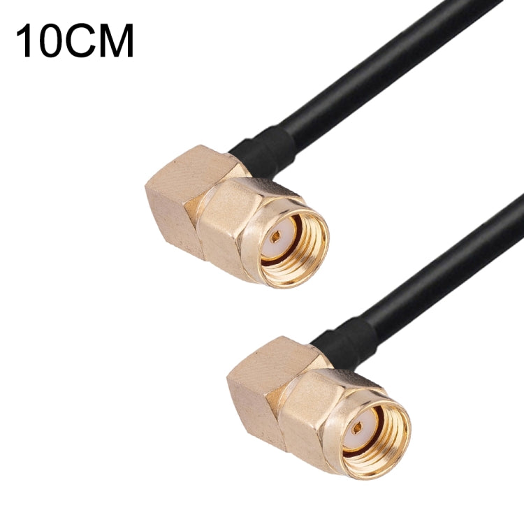 Cable adaptador coaxial RF RG174, longitud: 10 cm, 10cm RP-SMA Male to RP-SMA Female, 10cm RP-SMA Male to RP-SMA Male, 10cm RP-SMA Male to SMA Female, 10cm RP-SMA Male to SMA Male, 10cm SMA Male to SMA Female, 10cm SMA Male to RP-SMA Female            ...