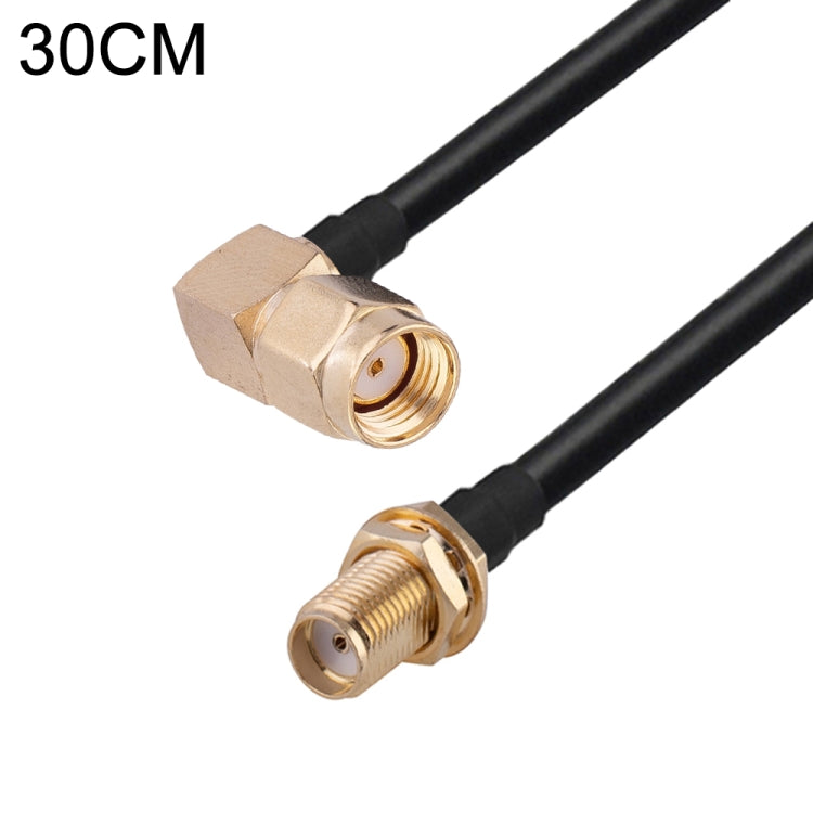 Cable adaptador coaxial RF RG174, longitud: 30 cm, 30cm RP-SMA Male to RP-SMA Female, 30cm RP-SMA Male to RP-SMA Male, 30cm RP-SMA Male to SMA Female, 30cm RP-SMA Male to SMA Male, 30cm SMA Male to SMA Female, 30cm SMA Male to RP-SMA Female            ...