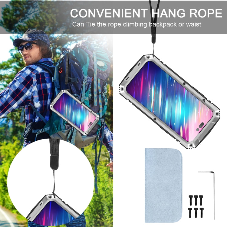 R-JUST Estuche impermeable a prueba de polvo a prueba de golpes con soporte, For iPhone 14 Pro, For iPhone 14 Pro Max, For iPhone 14, For iPhone 14 Plus