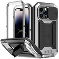 R-JUST Estuche impermeable a prueba de polvo a prueba de golpes, For iPhone 14 Pro, For iPhone 14 Pro Max, For iPhone 14, For iPhone 14 Plus