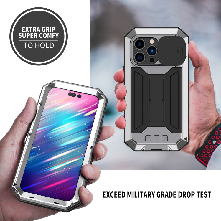 R-JUST Estuche impermeable a prueba de polvo a prueba de golpes, For iPhone 14 Pro, For iPhone 14 Pro Max, For iPhone 14, For iPhone 14 Plus