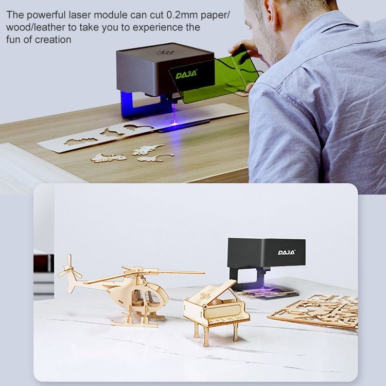 DAJA DJ6 Mini Láser CNC Máquina de grabado DIY, DJ6 Mini Laser EU Plug, DJ6 Mini Laser US Plug, DJ6 Mini Laser UK Plug