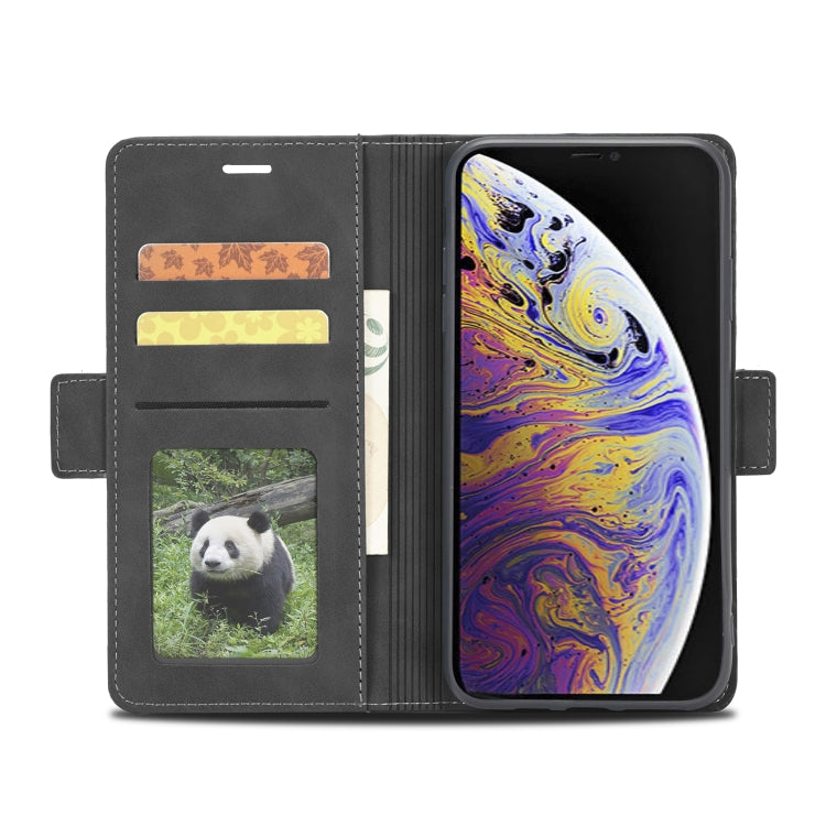 Estuche para teléfono de cuero con hebilla de doble cara Forwenw, For iPhone XS Max, For iPhone SE 2022 / SE 2020 / 7 / 8, For iPhone 7 Plus / 8 Plus