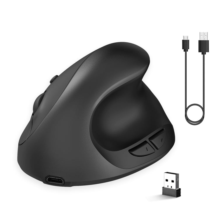 Ratón para juegos ergonómico vertical recargable inalámbrico X10 2.4G, X10 Rechargeable (Black), X10 Rechargeable (Grey)