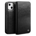 QIALINO Estuche para teléfono de cuero con tapa horizontal, For iPhone 14, For iPhone 14 Plus, For iPhone 14 Pro, For iPhone 14 Pro Max