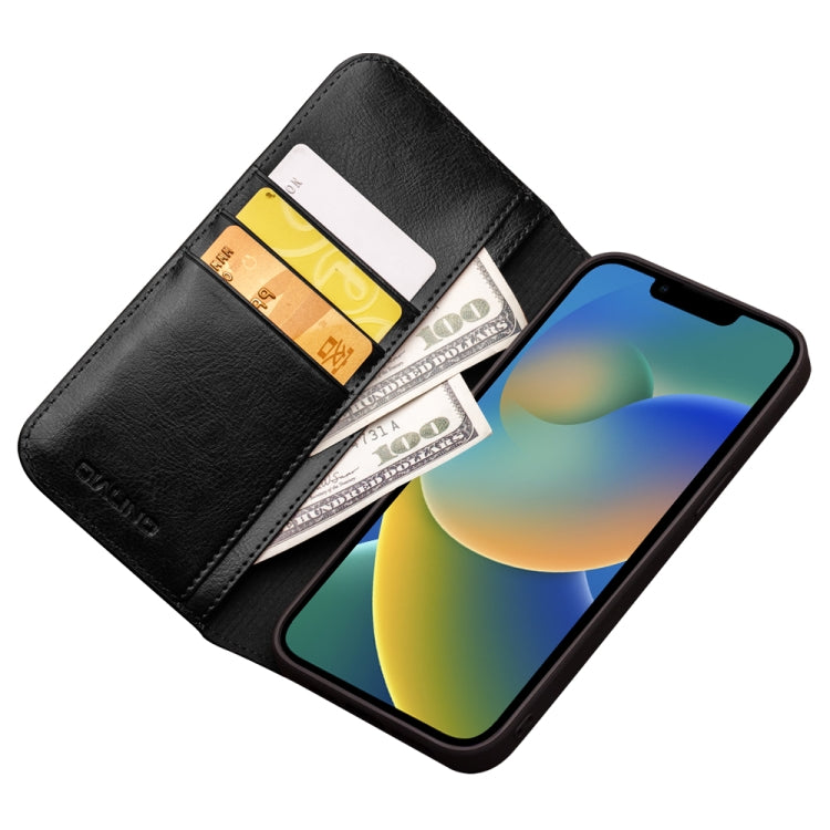 QIALINO Estuche para teléfono de cuero con tapa horizontal, For iPhone 14, For iPhone 14 Plus, For iPhone 14 Pro, For iPhone 14 Pro Max
