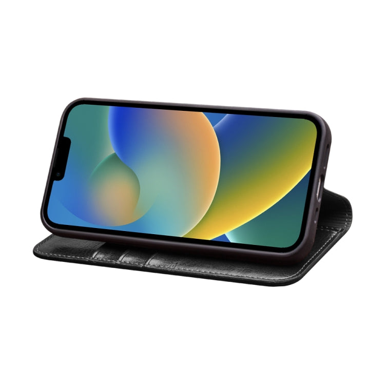 QIALINO Estuche para teléfono de cuero con tapa horizontal, For iPhone 14, For iPhone 14 Plus, For iPhone 14 Pro, For iPhone 14 Pro Max