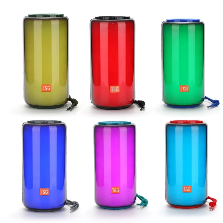 T&G TG639 10W Luz LED portátil TWS Altavoz inalámbrico Bluetooth