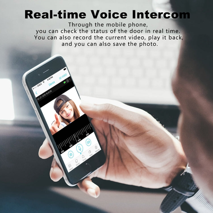 Timbre de video V30S Tuya Smart WIFI compatible con POE con cable e intercomunicador bidireccional y visión nocturna, T30