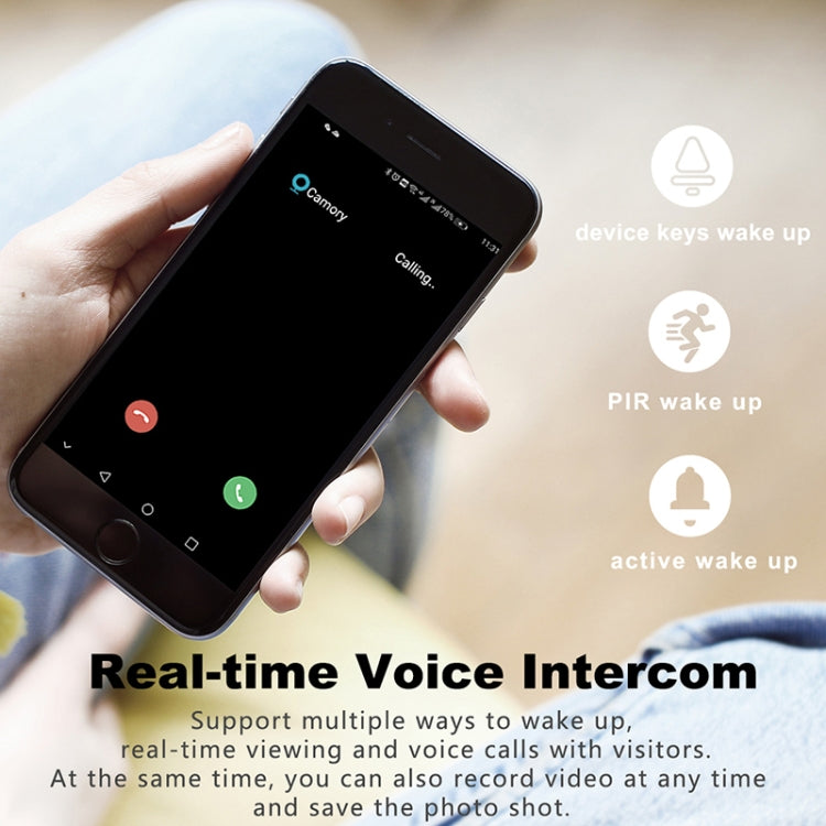 Timbre de video V30S Tuya Smart WIFI compatible con POE con cable e intercomunicador bidireccional y visión nocturna, T30