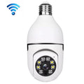 A6 2MP HD Bombilla WiFi Cámara Soporte Detección de movimiento/Audio bidireccional/Visión nocturna/Tarjeta TF, Without Memory Card