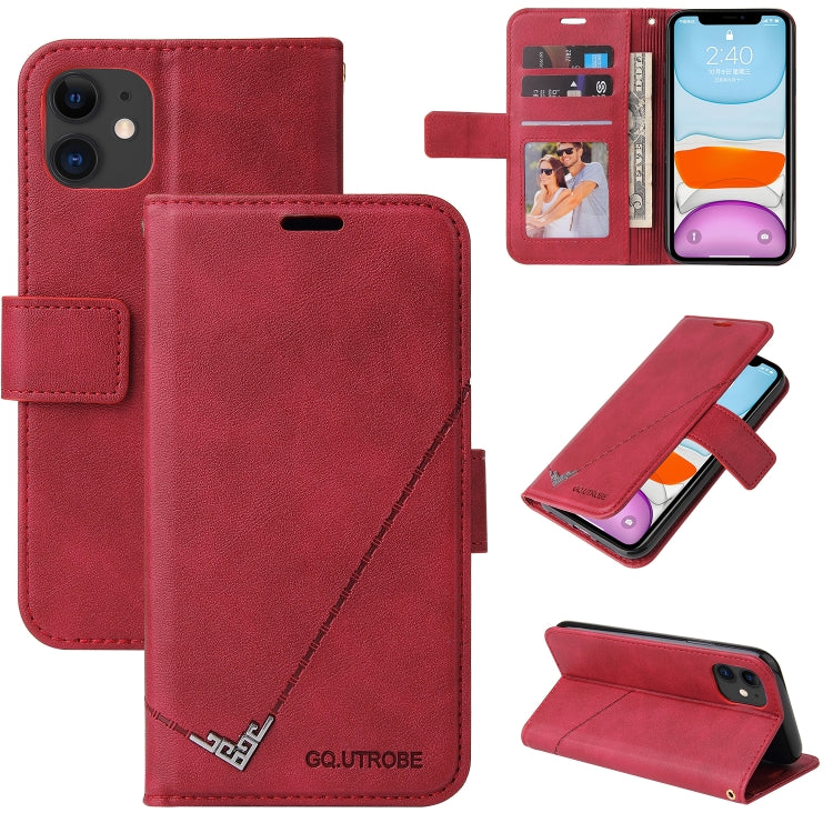 GQUTROBE Estuche para teléfono de cuero en ángulo recto, For iPhone 11 Pro, For iPhone 11 Pro Max, For iPhone X / XS, For iPhone XR, For iPhone XS Max, For iPhone 7 Plus / 8 Plus, For iPhone 6 Plus / 6s Plus, For iPhone 6 / 6S