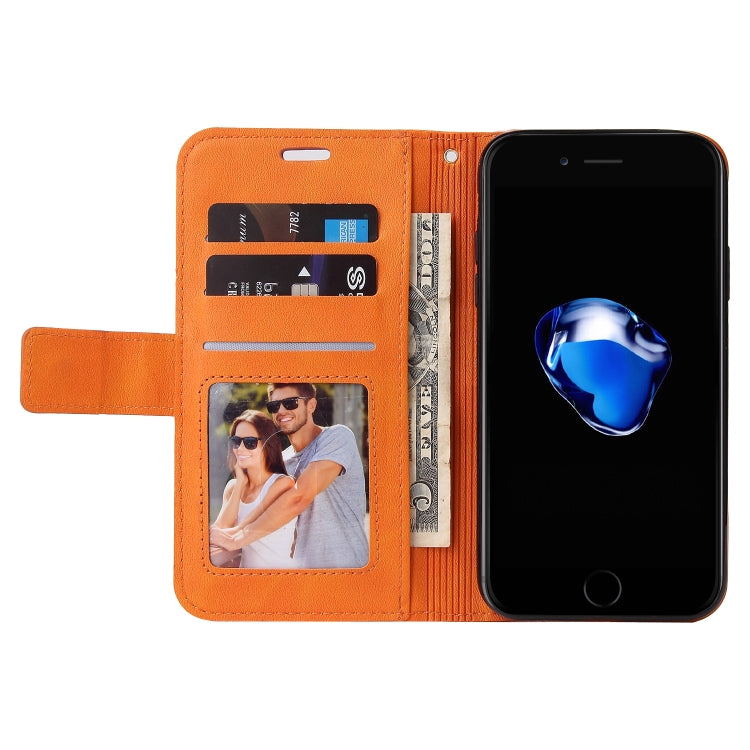 GQUTROBE Estuche para teléfono de cuero en ángulo recto, For iPhone 7 / 8 / SE 2020 / SE 2022