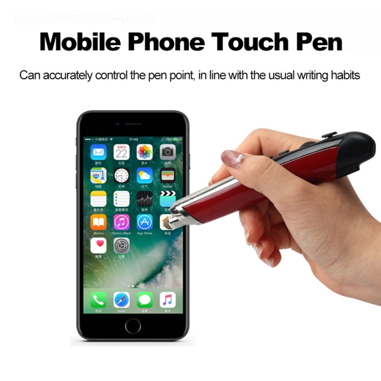 PR-08 Multifuncional Inalámbrico Bluetooth Pen Mouse Capacitivo Pen Mouse, 4-keys(White), 4-keys(Blue), 4-keys(Grey), 4-keys(Red), 4-keys(Black)