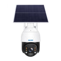ESCAM QF724 3MP 24h Grabación Almacenamiento en la nube PT 4G PIR Alarma Cámara IP con panel solar, US Plug, EU Plug
