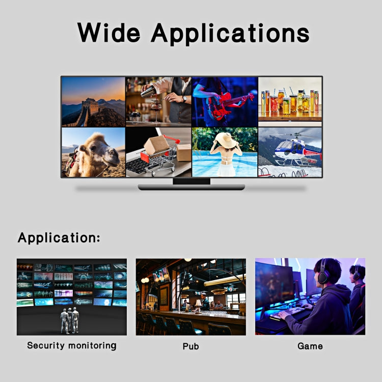 El multivisor HDMI NK-818 8x1 admite conmutador continuo 1080P, enchufe de EE. UU., NK-818, US Plug