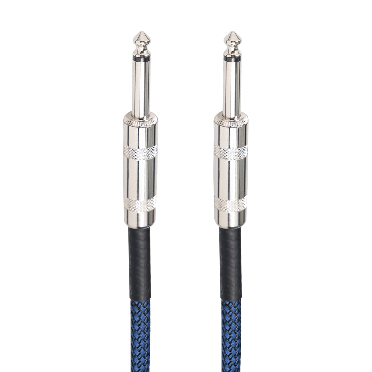 TC048BL Cable de audio mono de guitarra eléctrica macho a macho de 6,35 mm, 1.8m, 3m, 5m, 10m