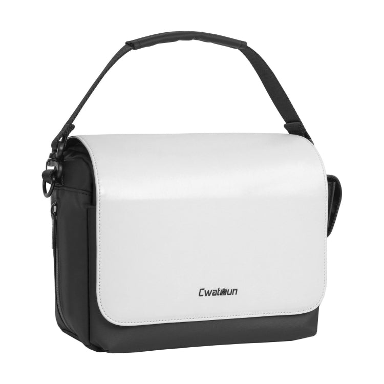 Bolso bandolera para cámara CADeN D73, resistente al agua, a prueba de golpes, para cámara, 23.5 x 14 x 19cm Black White, 28 x 15 x 20cm Black